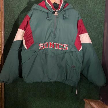 Vintage Dark Green Seattle Supersonics Starter Jacket