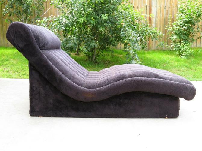 VTG 1973 Mid Century MOD WAVE CHAISE LOUNGE CHAIR Daybed ADRIAN Urban