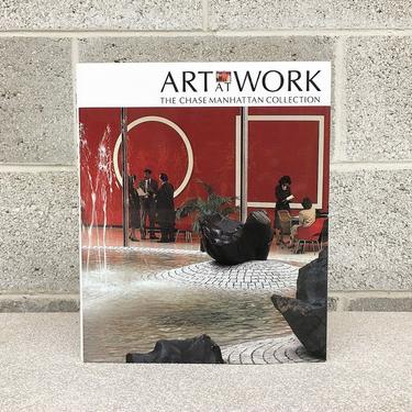 Vintage Art at Work Book Retro 1980s The Chase Manhattan Collection + Marshall Lee + Modern Art + Artists + Hardcover + Coffee Table Book 