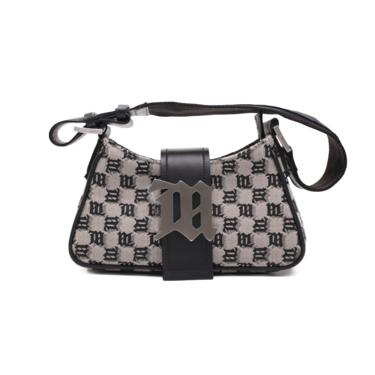 MISBHV Jacquard Monogram Shoulder Mini Bag