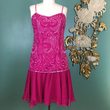 1920s flapper dress, vintage beaded gown, authentic 20s | Black Label  Vintage - Tacoma, WA | ATTIC