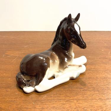 Vintage Lomonosov Porcelain Horse Figurine Made in Russia | Over the ...