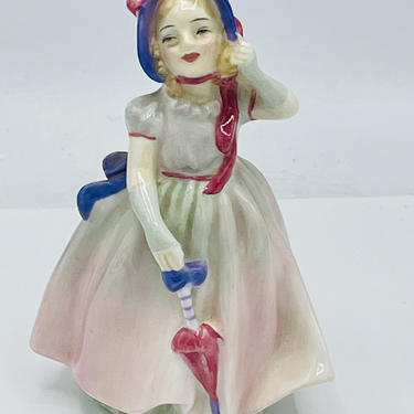 Royal Doulton &amp;quot;Babie&amp;quot; #HN1679 Figurine 1935 Multicolor Bone China- Older Mark 