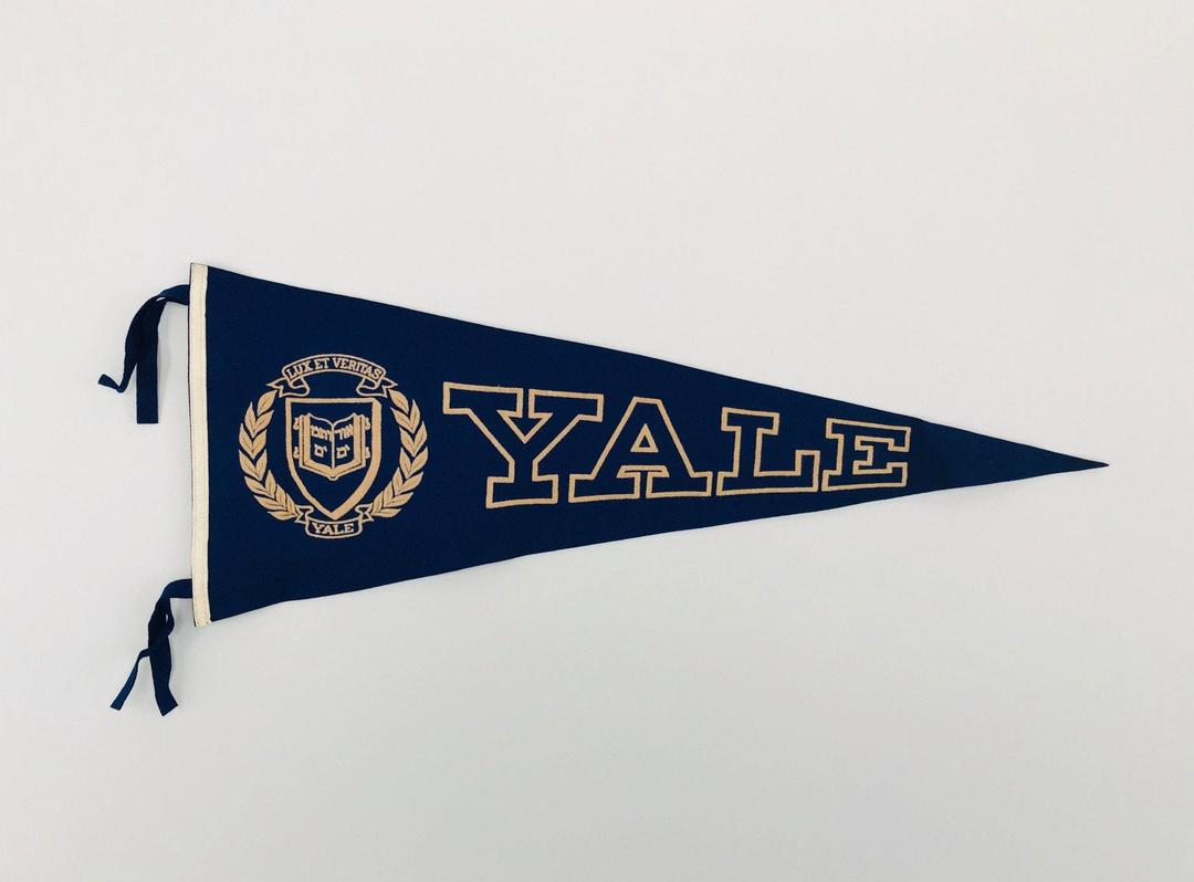 Vintage Yale University Wool Pennant by Chicago Pennant Company