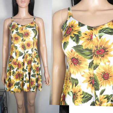 90s sunflower babydoll dress All That Jazz Sunflower Dress – Reware Vintage main image 1