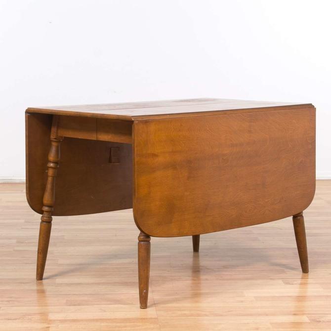 Nichols & Stone Dropleaf Dining Table W/ Spindle Legs Loveseat (Los