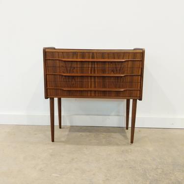 Vintage Danish Modern Rosewood Low Chest 