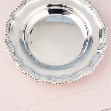 Antique Silverplate "The Monico" Round Tray