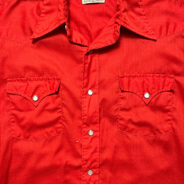 Vintage 1970s H BAR C Western Shirt ~ size S ~ Snap Button ~ Cowboy / Rockabilly ~ 