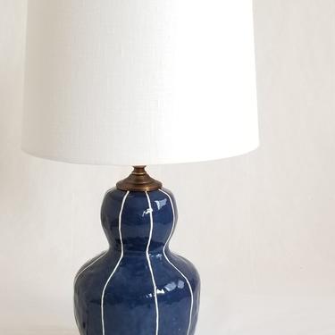 Small ceramic lamp. Bedside table lighting  or office update 