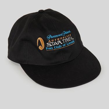 Vintage Paramount Pictures  Star Trek Leather Strap Back Hat