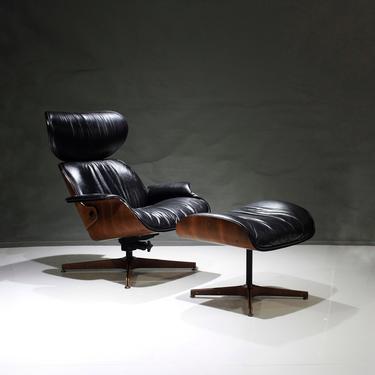 George Mulhauser MC-75 MR Chair Lounge Chair and Ottoman by Plycraft 