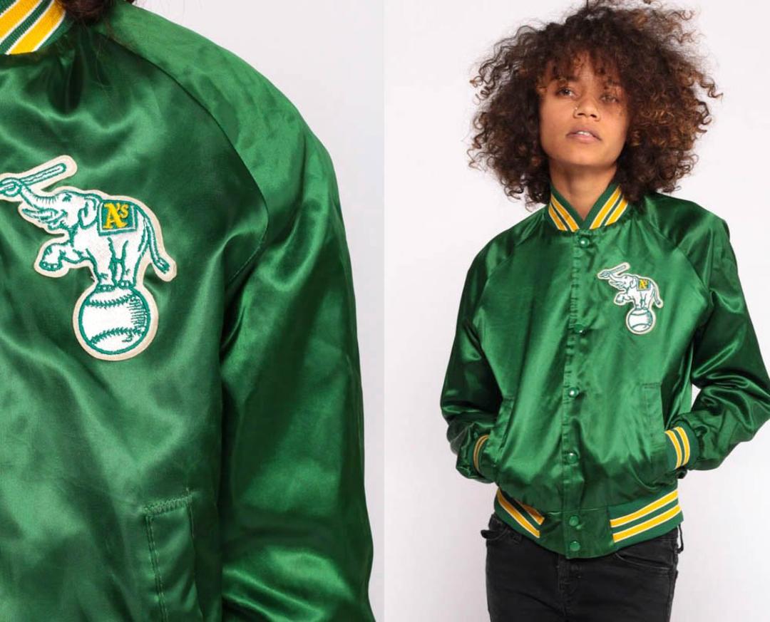 Oakland Athletics Jacket Baseball Jacket 80s Mlb Varsity 