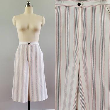 1970s High Waist Culottes 70s Shorts 70's Women's Vintage Size 