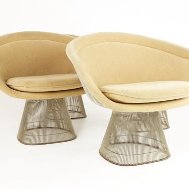 Warren Platner For Knoll Mid Century Dining Chairs - Set 2 - mcm 
