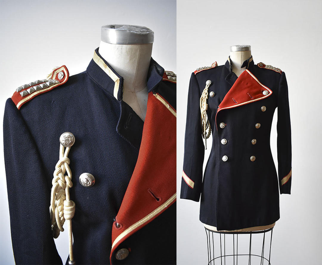 White Military Marching Band Jacket