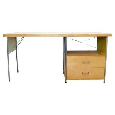 Modernica Case Study Wood & Fiberglass Desk 2 Drawer Modern 