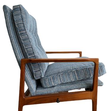 Milo Baughman Reclining Chair & Ottoman by James INC 