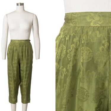 1950's Chinese Silk Cigarette Pants | Debutante Clothing - Pomona, CA