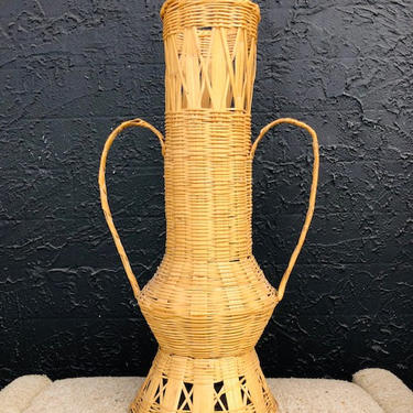 Greek Style Vase Basket with Handles