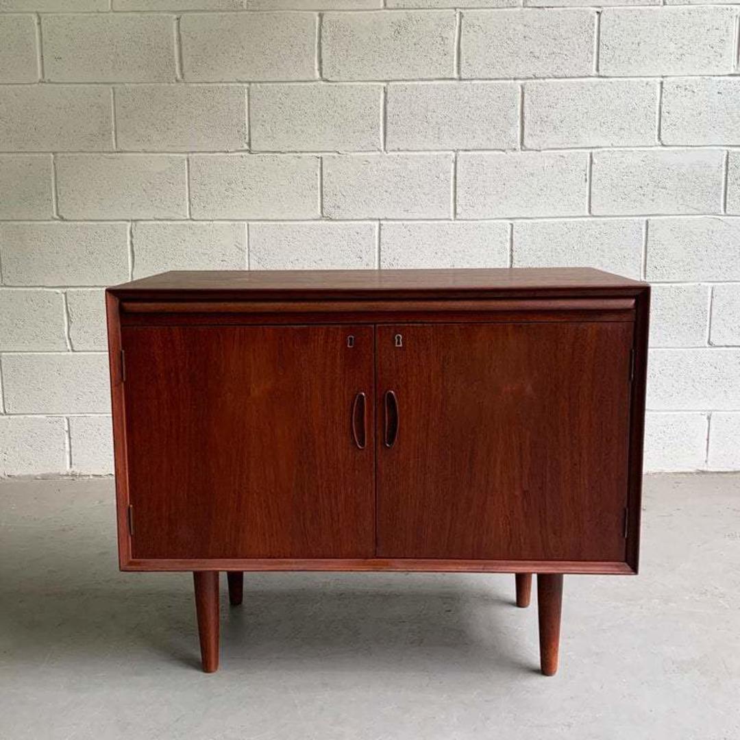 Danish Modern Teak Bar Credenza cityFoundry Brooklyn, NY