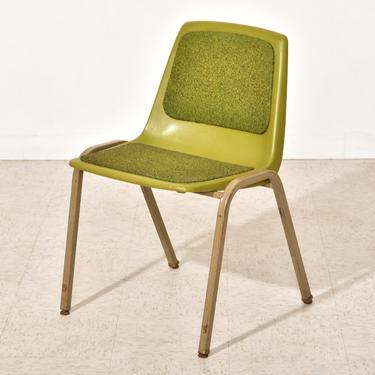 Original Mid Century Green Vintage Chair 