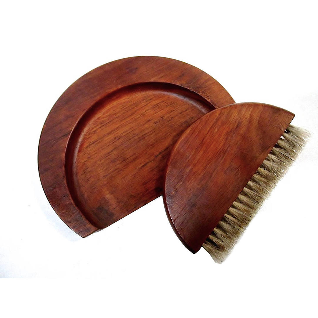 Vintage Kay Bojesen Scandinavian Teak Crumb Brush Danish Design