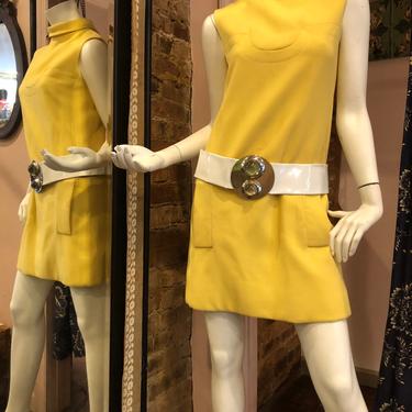 RARE! Pierre Cardin 60's Space Era Minidress!!! by OliveandOlafs