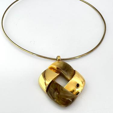 1970s Trifari Lucite Necklace 