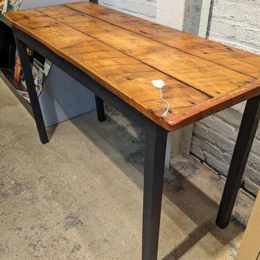 Reclaimed wood narrow table or console 48.5x18.5x30