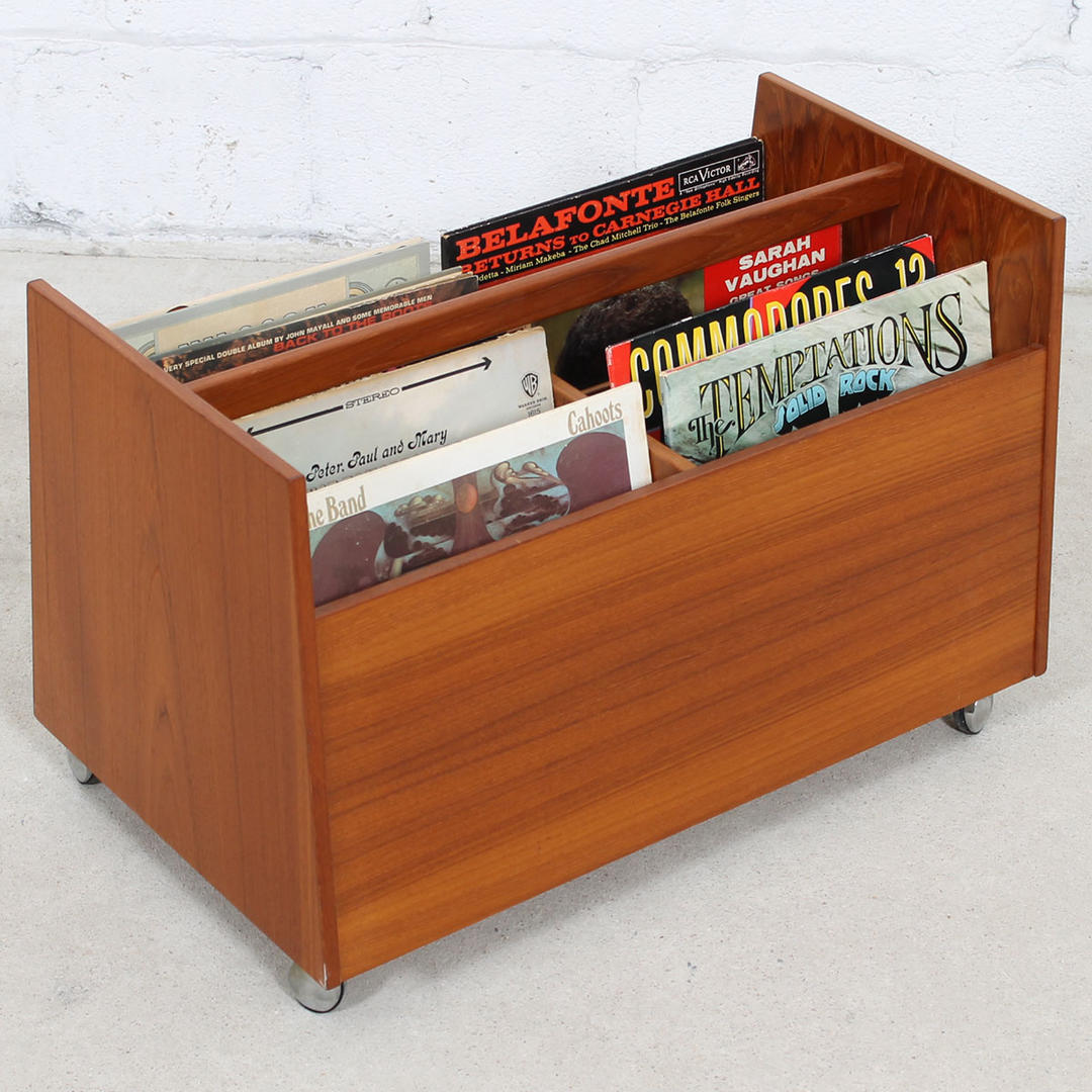 Danish Modern Teak Rolling Magazine Cart | Modern Mobler | Takoma, DC ...