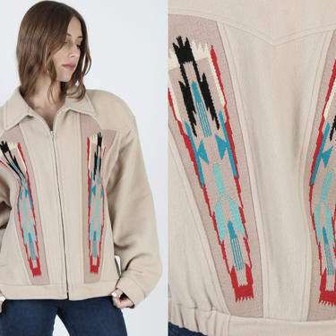 Vintage Chimayo Jacket Mens Native American Southwestern