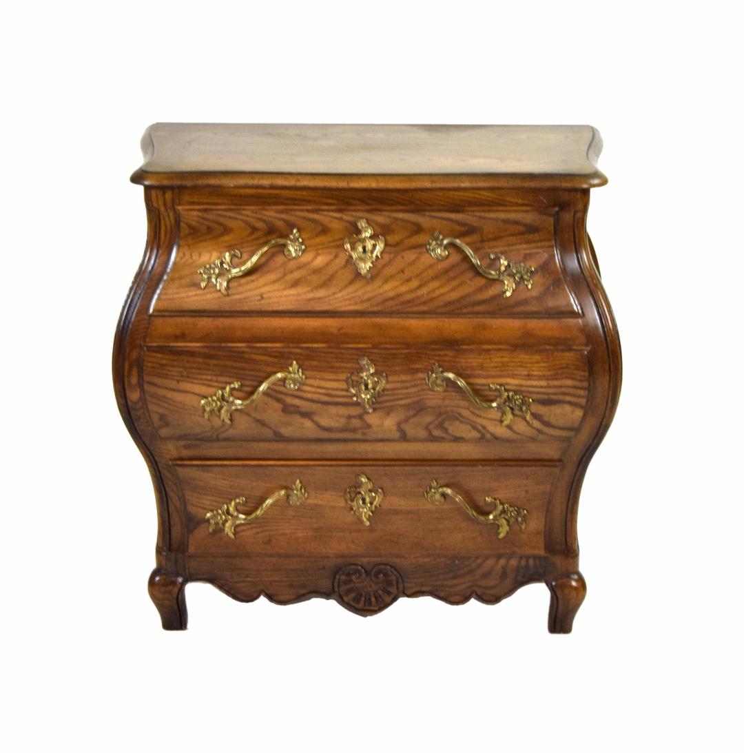 BAKER FURNITURE Collector's Choice Louis XV French Provincial 36 Bombe  Chest 4056 - High End Used Furniture