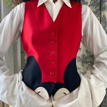 90s Moschino Mickey Mouse Vest