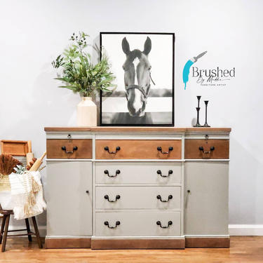 vintage Heritage Henredon sideboard/buffet. by Brushed