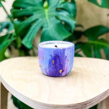 Concrete Soy Candle | Wooden Wick 