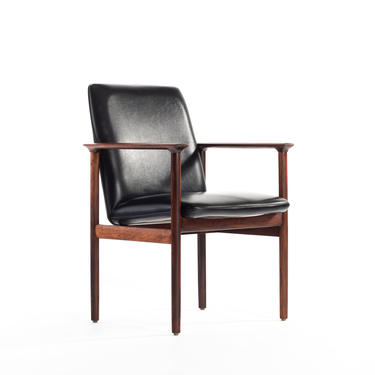 Sven Ivar Dysthe for Dokka Møbler Rosewood Arm / Lounge Chair, Norway 