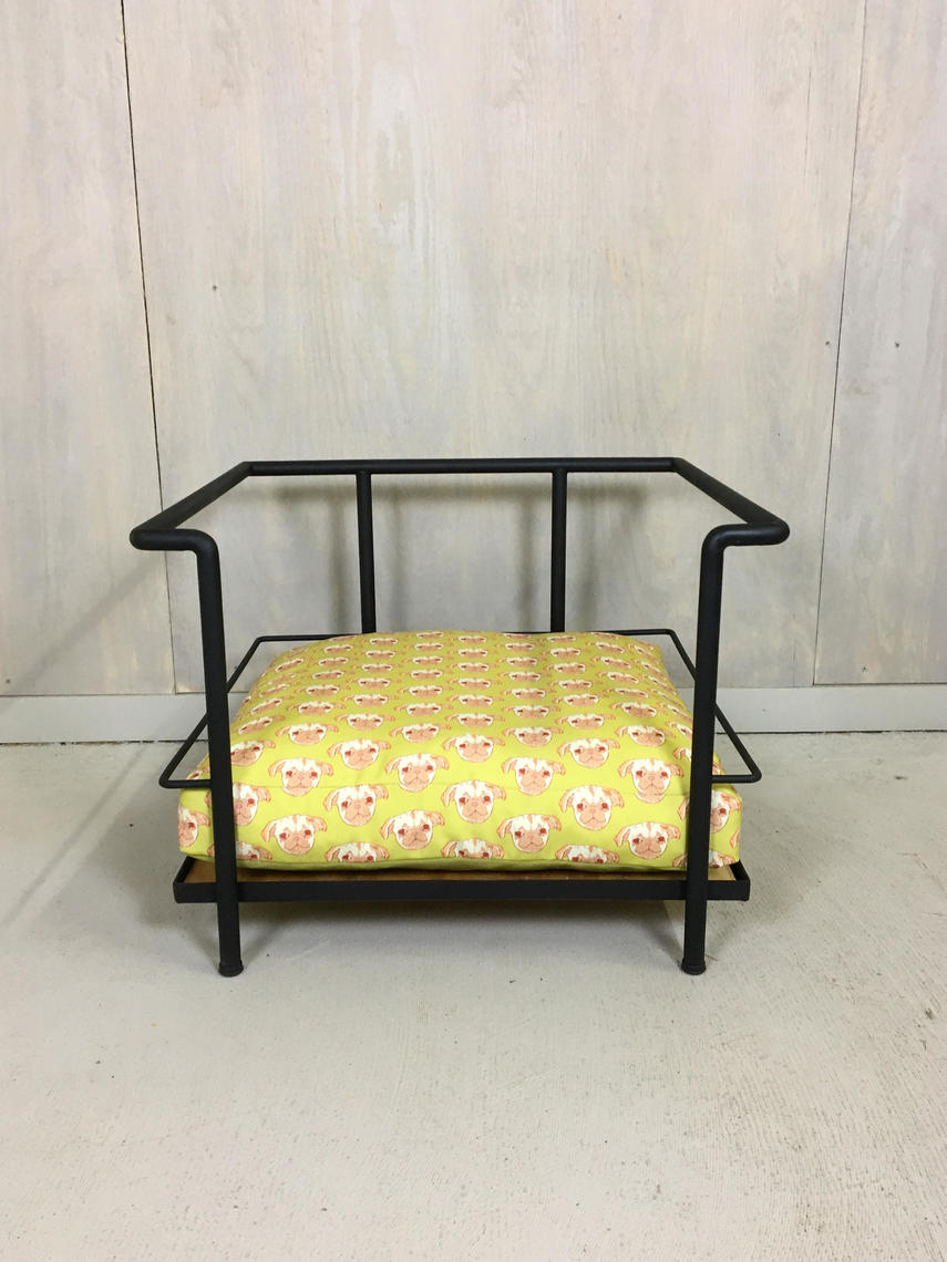 Mid Century "Le Corbusier" Dog Bed Retrocraft Design Concord, MA