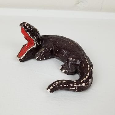 1950s Chalkware Alligator (as is)