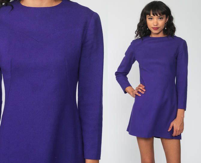 Purple best sale mod dress