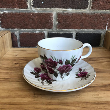 Vintage Wood &amp; Sons Rose Royale Tea Cup and Saucer 