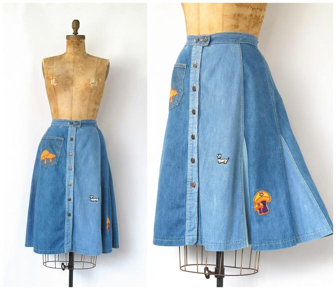 Jean on sale skirt 1970s