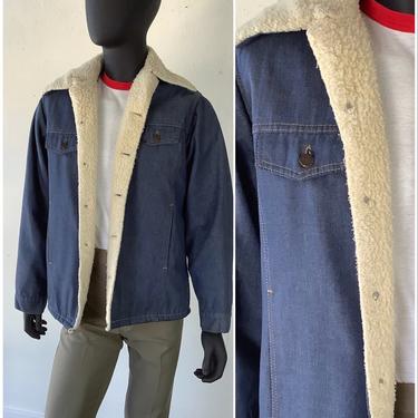 60s 70s Vtg Sears and Roebucks Sherpa Lined | American Drifter