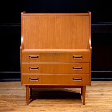 Danish Teak Secretary Desk by Maurice Villency - Mid Century Modern Furniture 