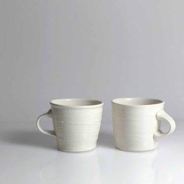 Scraped Porcelain Mug