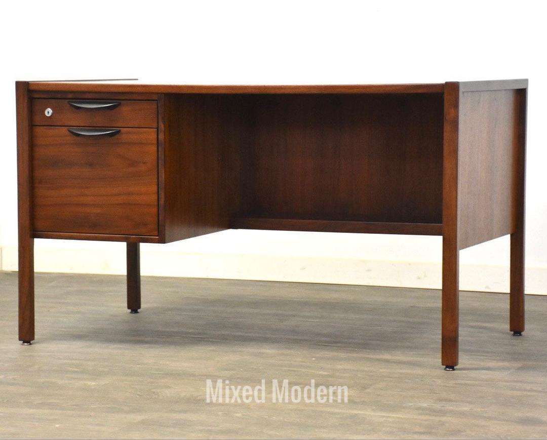 Jens Risom Walnut Desk Mixed Modern Nashua, NH