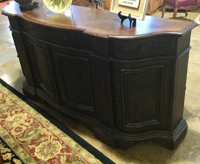 Solid wood credenza available at Habitat for Humanity 