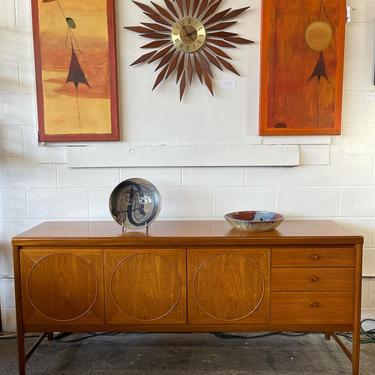 Mid Century Teak &#8216;Circles&#8217; Credenza by Nathan, Designed by Patrick Lee