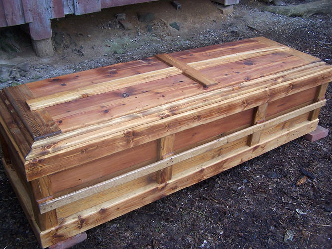 Reclaimed Knotty Pine Custom Casket by BarnWoodFurniture ...