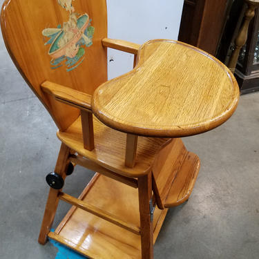 Vintage convertable high-Chair 18 x 39 x 20